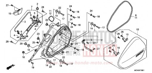 SACOCHE DE SELLE G. NT700VB de 2011